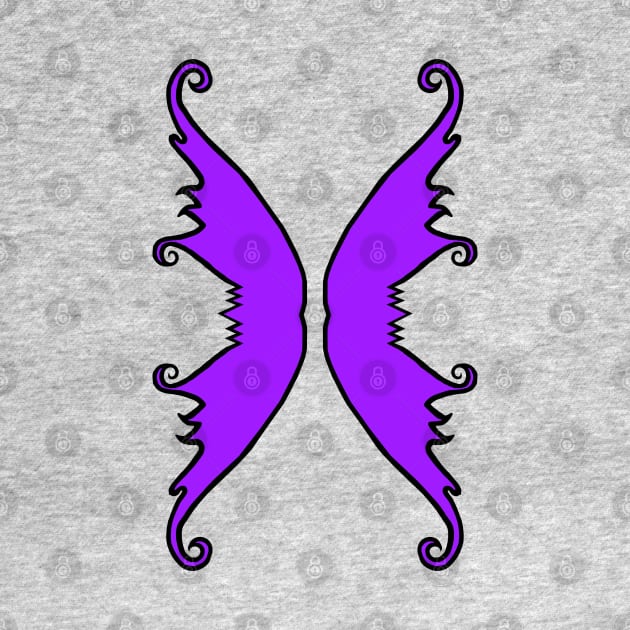 Fairy Wings Purple by BlakCircleGirl